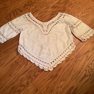 Chelsea & Violet Boho V Hem Top